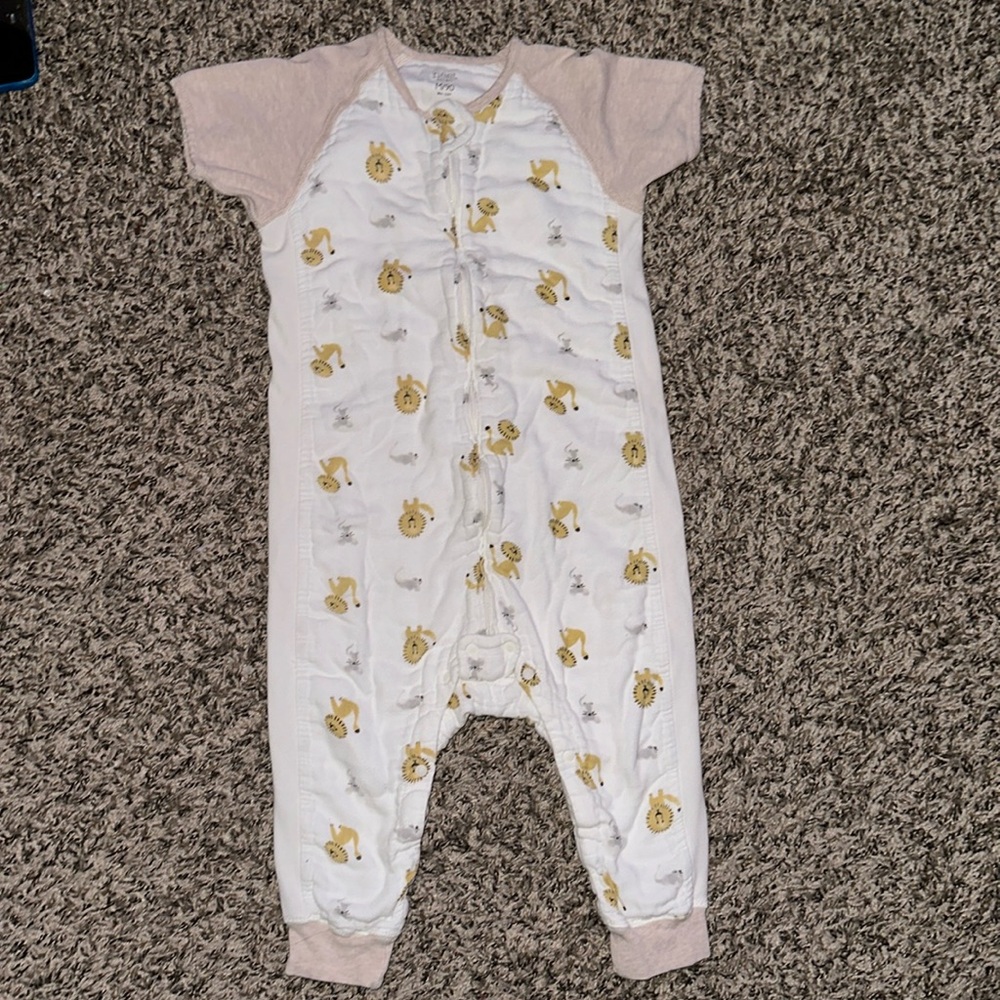 Raglan Bamboo - Short Sleeve Footed - Sleep Bag 0.6 TOG